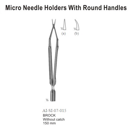 Brock micro needle holders 